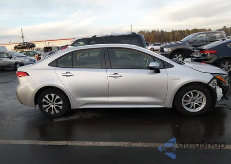 2021 Toyota Corolla Hybrid Le z USA, uszkodzony, nr VIN JTDEAMDEXMJ034141